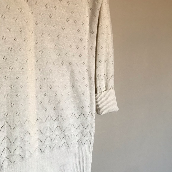 Vintage White Cardigan - Picture 6 of 9